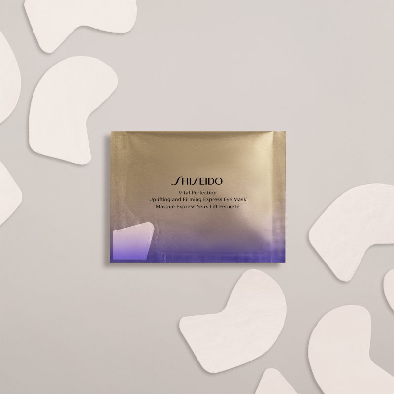 Shiseido Vital Perfection Uplifting & Firming Express Eye Mask зміцнююча маска з ефектом ліфтінгу для шкріри навколо очей 12 кс