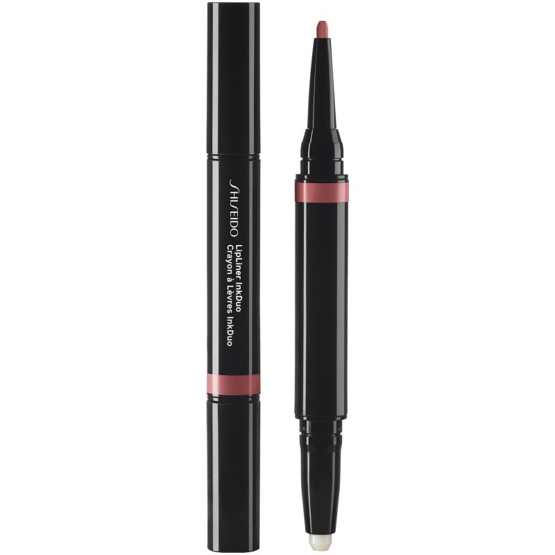Shiseido LipLiner InkDuo ruj și creion pentru conturul buzelor balsam culoare 03 Mauve 1.1 g