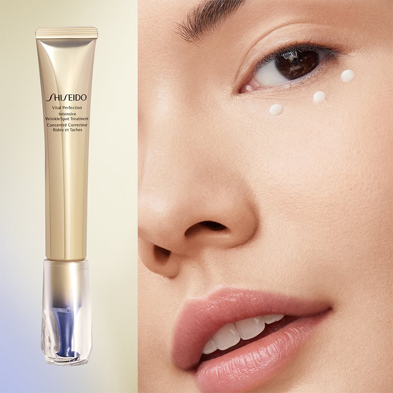 Shiseido Vital Perfection Intensive Wrinklespot Treatment крем проти зморшок для обличчя та шиї 20 мл