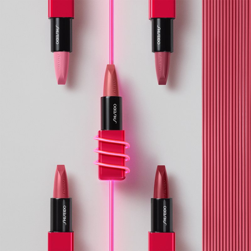 Shiseido Makeup Technosatin Gel Lipstick атласна помада відтінок 407 Pulsar Pink 4 гр