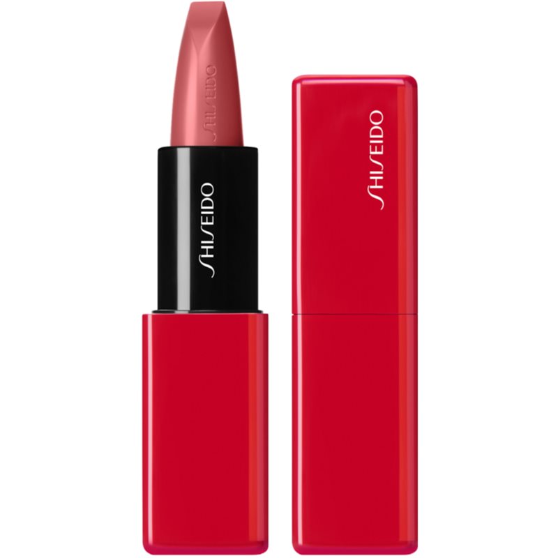 Shiseido Makeup Technosatin gel lipstick selyem rúzs árnyalat 408 Voltage Rose 4 g