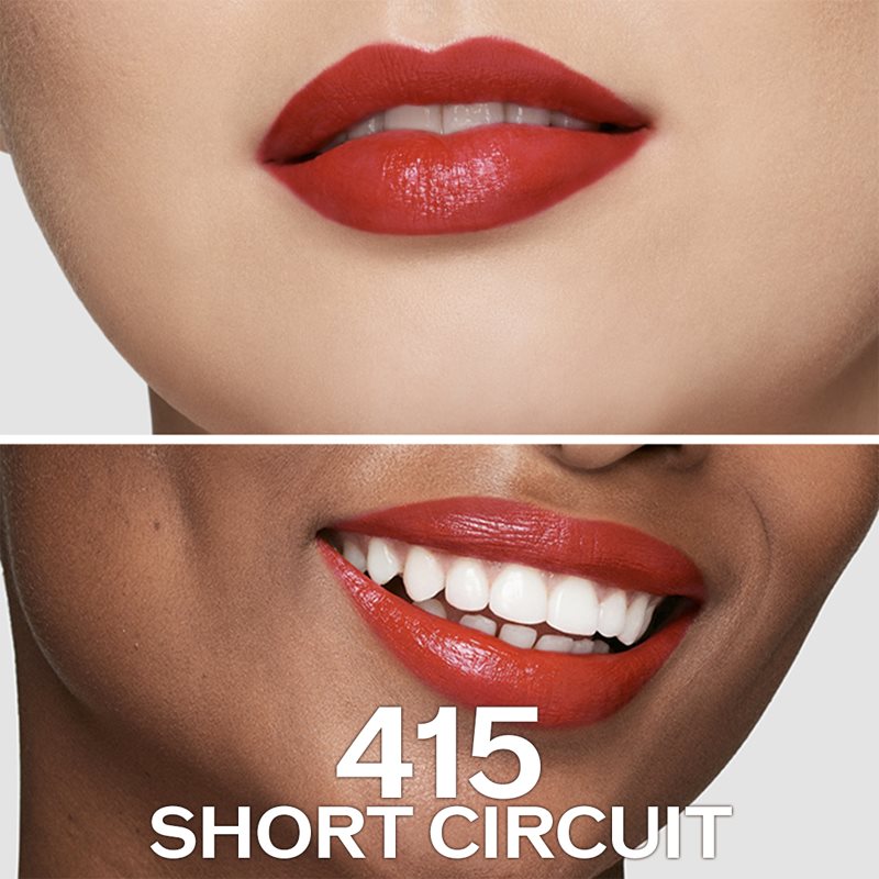Shiseido Makeup Technosatin Gel Lipstick атласна помада відтінок 415 Short Circuit 4 гр