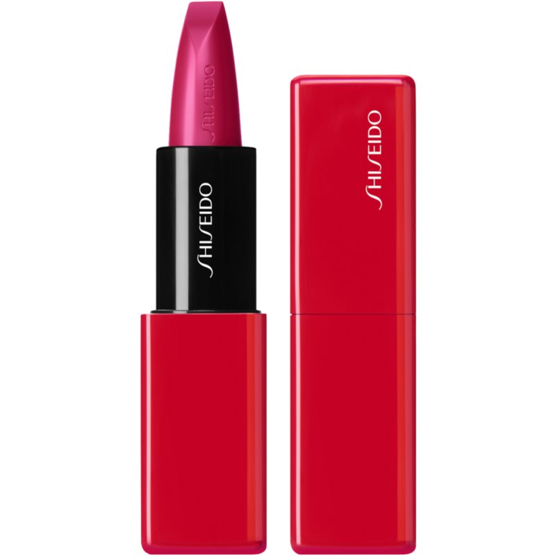 Shiseido Makeup Technosatin gel lipstick selyem rúzs árnyalat 422 Fuchsia Flux 4 g