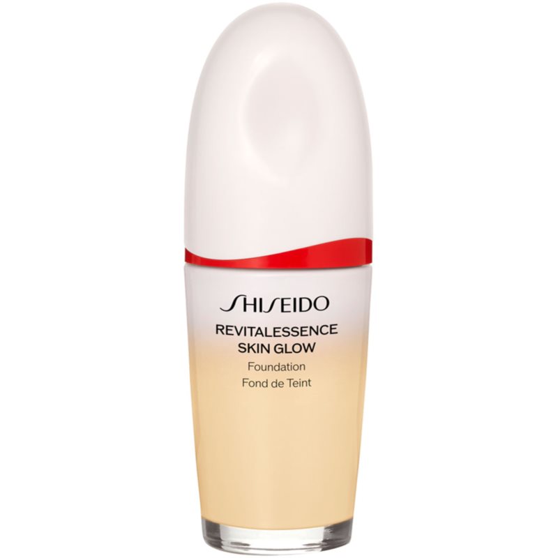 Shiseido Revitalessence Skin Glow Foundation könnyű alapozó világosító hatással SPF 30 árnyalat Ivory 30 ml