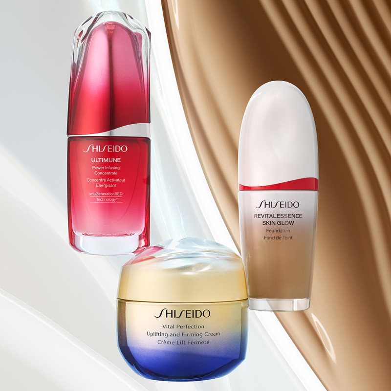 Shiseido Revitalessence Skin Glow Foundation легкий роз'яснюючий тональний крем SPF 30 відтінок Opal 30 мл