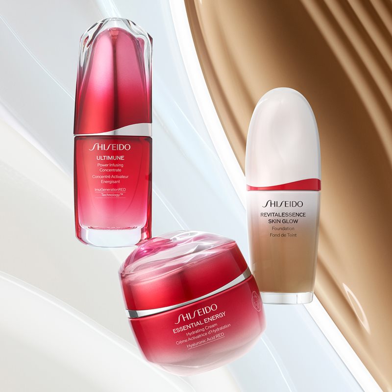 Shiseido Revitalessence Skin Glow Foundation легкий роз'яснюючий тональний крем SPF 30 відтінок Porcelain 30 мл