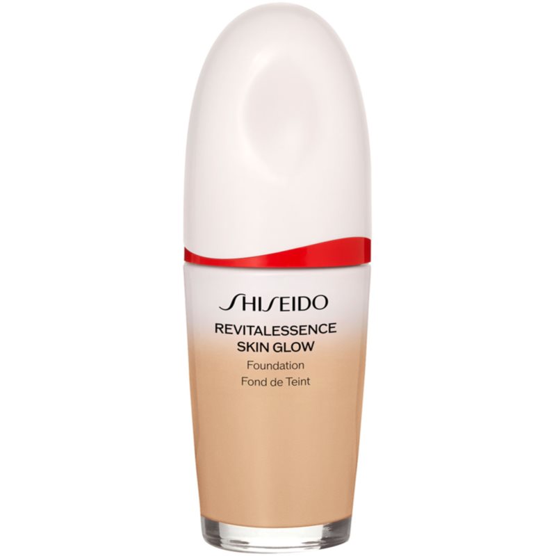 E-shop Shiseido Revitalessence Skin Glow Foundation lehký make-up s rozjasňujícím účinkem SPF 30 odstín Silk 30 ml