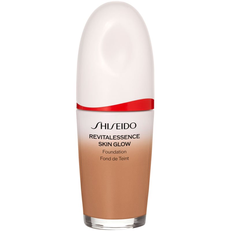 Shiseido Revitalessence Skin Glow Foundation легкий роз'яснюючий тональний крем SPF 30 відтінок Sunstone 30 мл