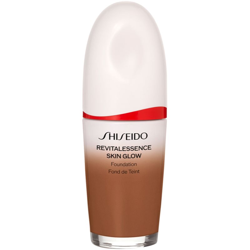 Shiseido Revitalessence Skin Glow Foundation легкий роз'яснюючий тональний крем SPF 30 відтінок Copper 30 мл