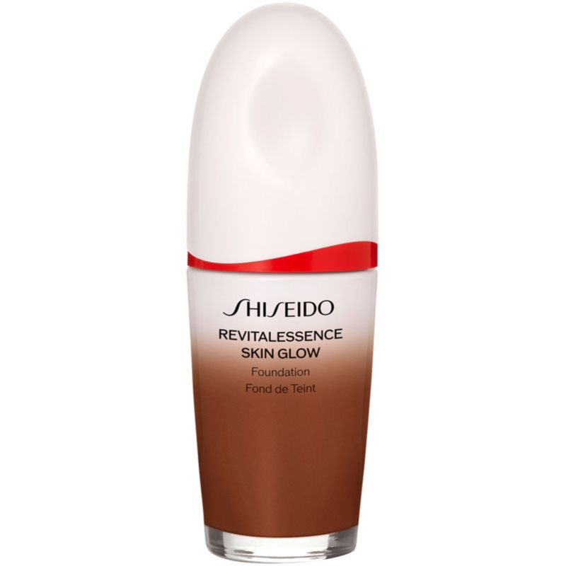 Shiseido Revitalessence Skin Glow Foundation легкий роз'яснюючий тональний крем SPF 30 відтінок Rosewood 30 мл