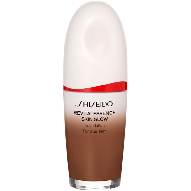 Shiseido Revitalessence Skin Glow Foundation легкий роз'яснюючий тональний крем SPF 30 відтінок Henna 30 мл