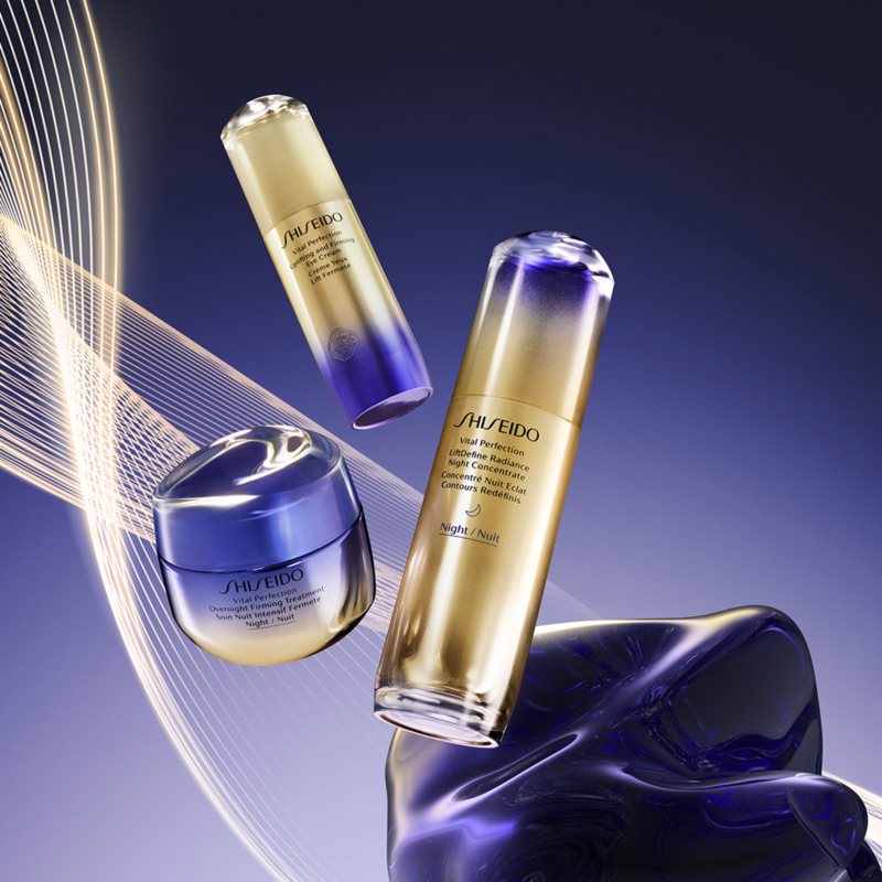 Shiseido Vital Perfection LiftDefine Radiance Night Concentrate нічна сироватка з ліфтинговим ефектом 40 мл