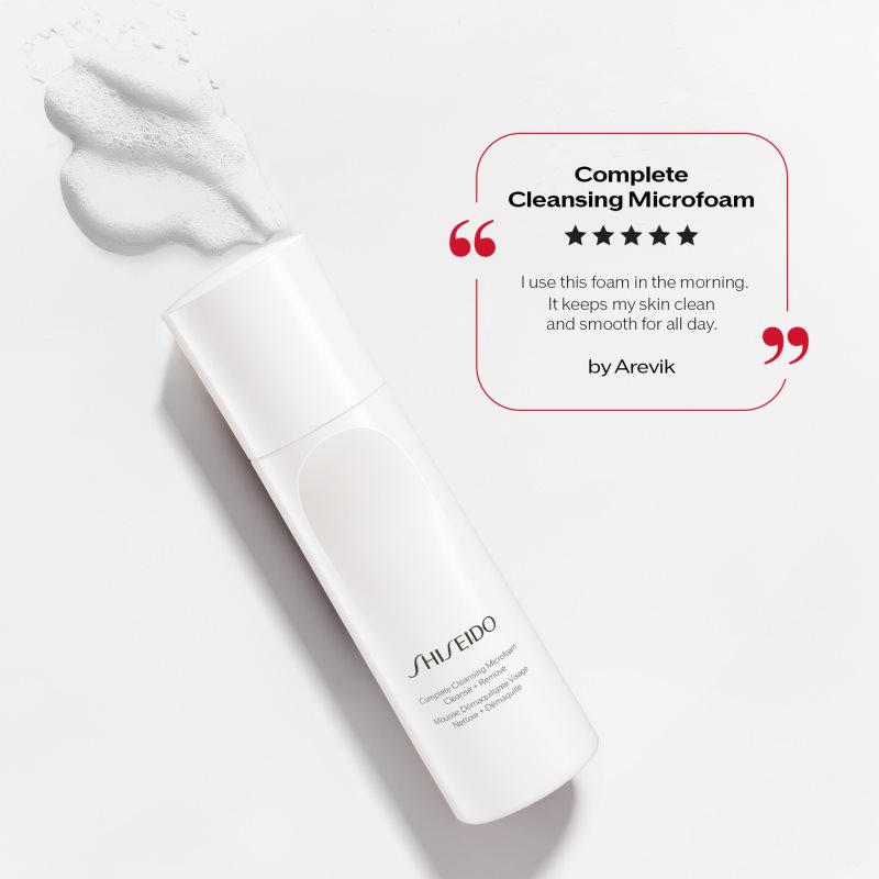 Shiseido Generic Skincare Complete Cleansing Micro Foam Reinigungsschaum zum Abschminken mit feuchtigkeitsspendender Wirkung 180 ml (Bild 4)