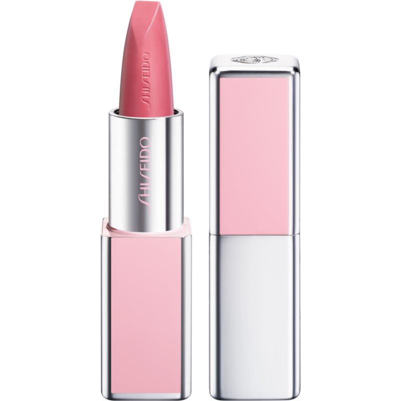 Shiseido Technosatin Pink saténová rtěnka odstín 03 Peach Pink 3.3 g