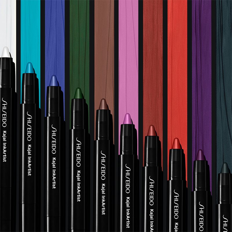 Shiseido Kajal InkArtist контурний олівець для очей  4 в 1 відтінок 06 Birodo Green (Hunter Green) 0.8 гр