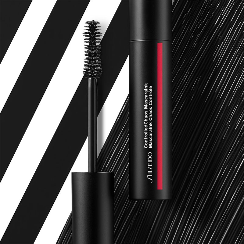 Shiseido Controlled Chaos MascaraInk туш для об'єму вій відтінок 01 Black Pulse 11.5 мл