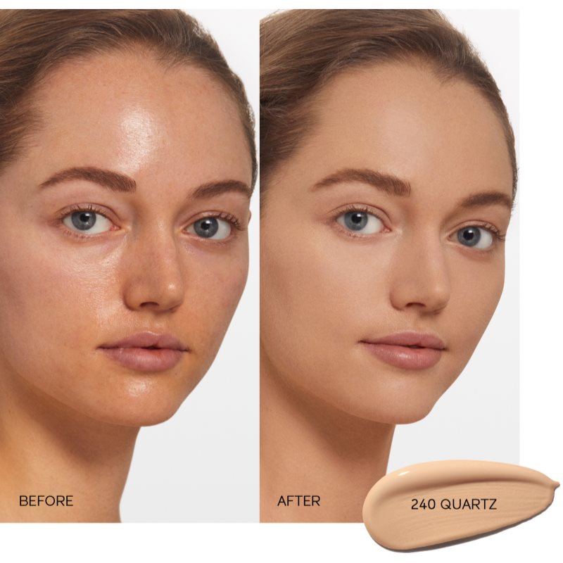 Shiseido Synchro Skin Self-Refreshing Foundation стійкий тональний крем SPF 30 відтінок 240 Quartz 30 мл