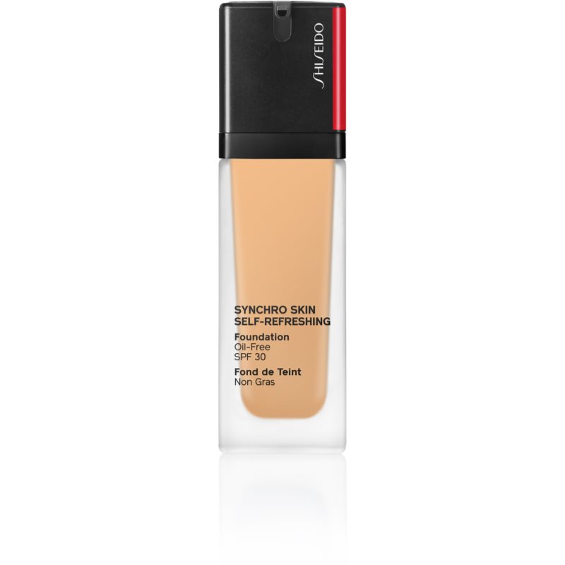 Shiseido Synchro Skin Self-Refreshing Foundation dlhotrvajúci make-up SPF 30 odtieň 350 Maple 30 ml