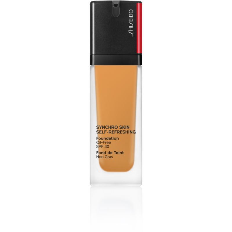 Shiseido Synchro Skin Self-Refreshing Foundation tartós alapozó SPF 30 árnyalat 420 Bronze 30 ml