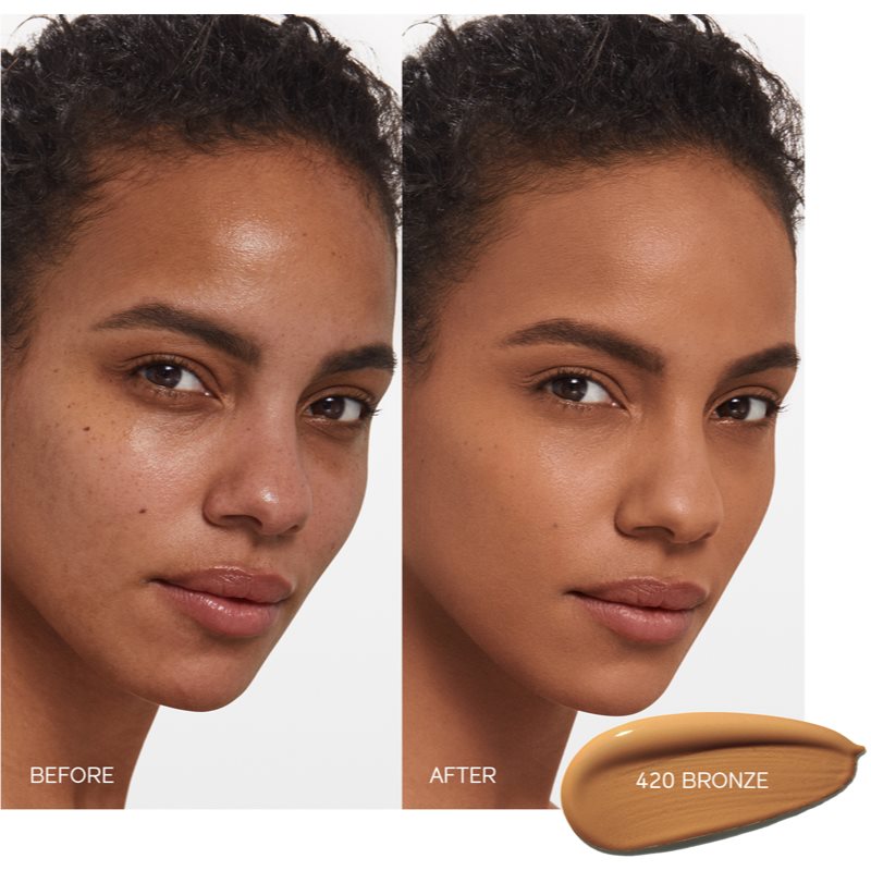 Shiseido Synchro Skin Self-Refreshing Foundation Long-lasting Foundation SPF 30 Shade 420 Bronze 30 Ml