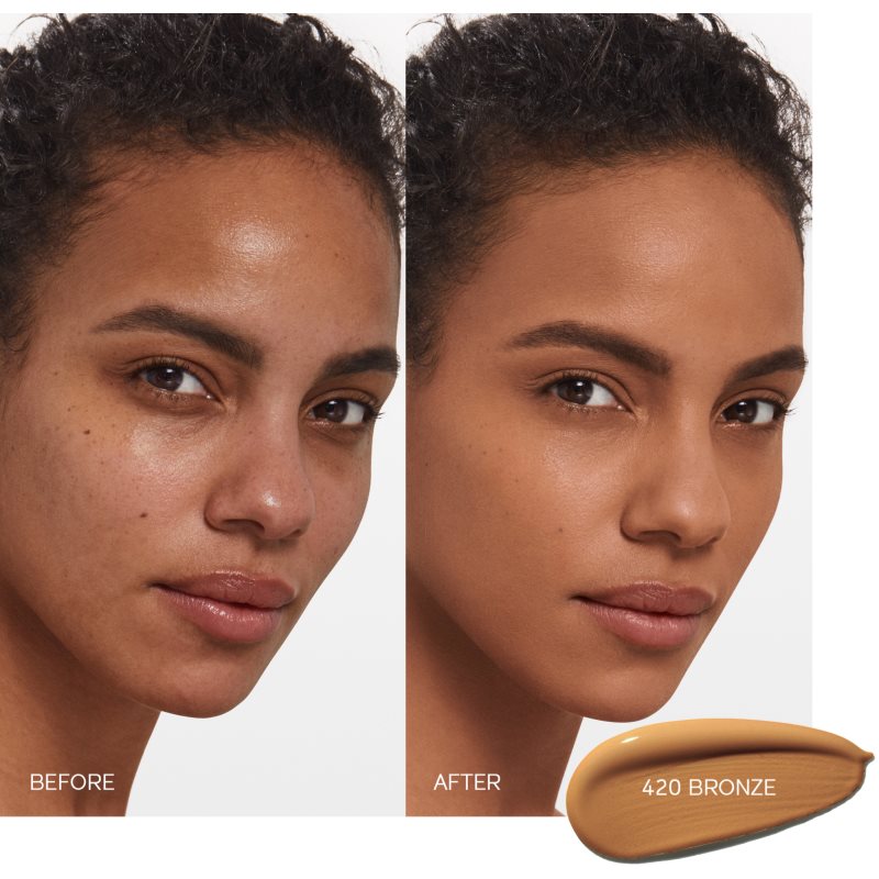 Shiseido Synchro Skin Self-Refreshing Foundation стійкий тональний крем SPF 30 відтінок 420 Bronze 30 мл