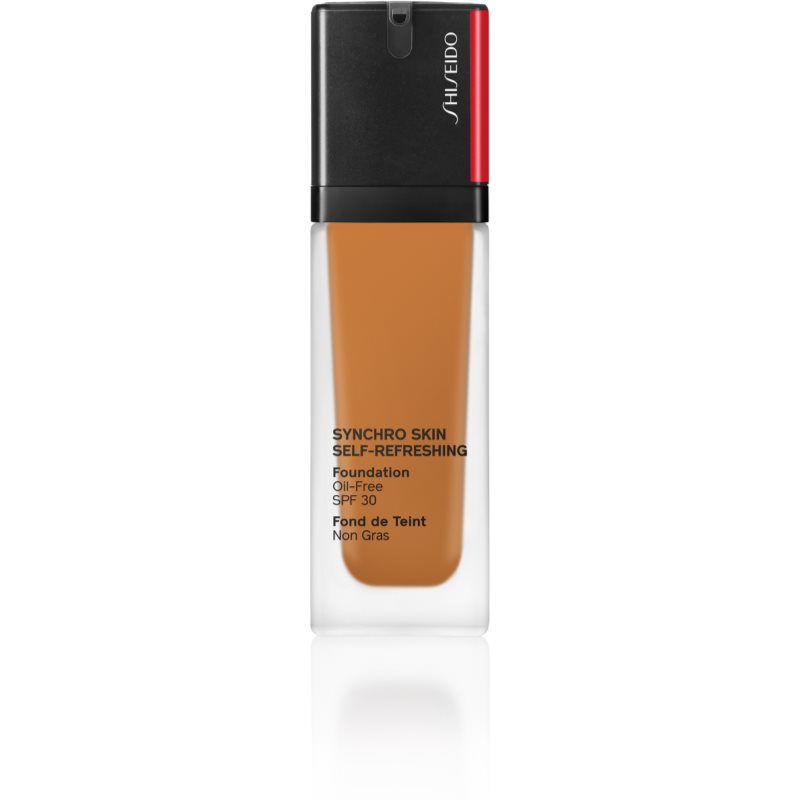 Shiseido Synchro Skin Self-Refreshing Foundation tartós alapozó SPF 30 árnyalat 430 Cedar 30 ml