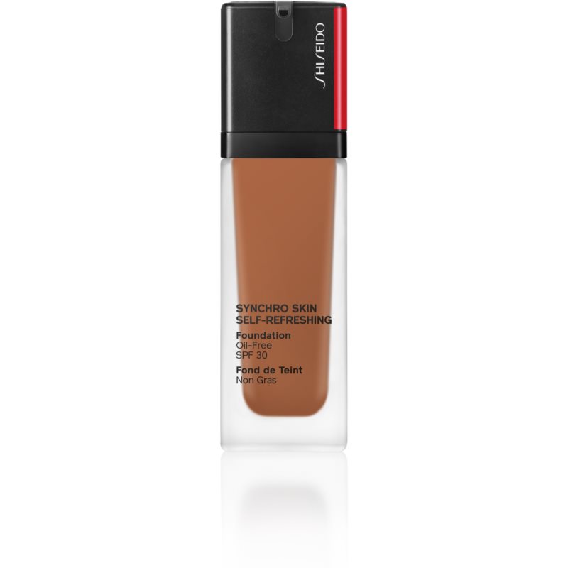 Shiseido Synchro Skin Self-Refreshing Foundation dlhotrvajúci make-up SPF 30 odtieň 450 Copper 30 ml