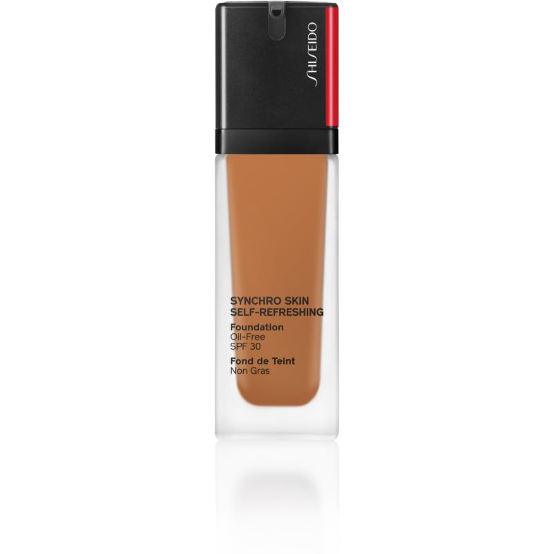 Shiseido Synchro Skin Self-Refreshing Foundation стійкий тональний крем SPF 30 відтінок 510 Suede 30 мл