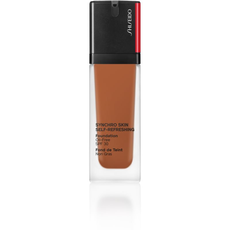 Shiseido Synchro Skin Self-Refreshing Foundation стійкий тональний крем SPF 30 відтінок 520 Rosewood 30 мл