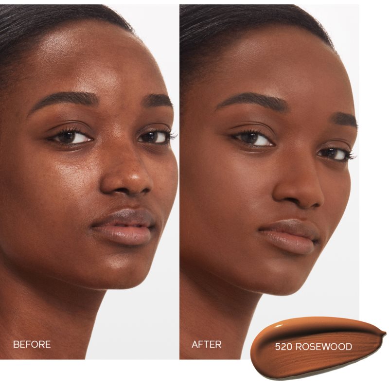Shiseido Synchro Skin Self-Refreshing Foundation стійкий тональний крем SPF 30 відтінок 520 Rosewood 30 мл