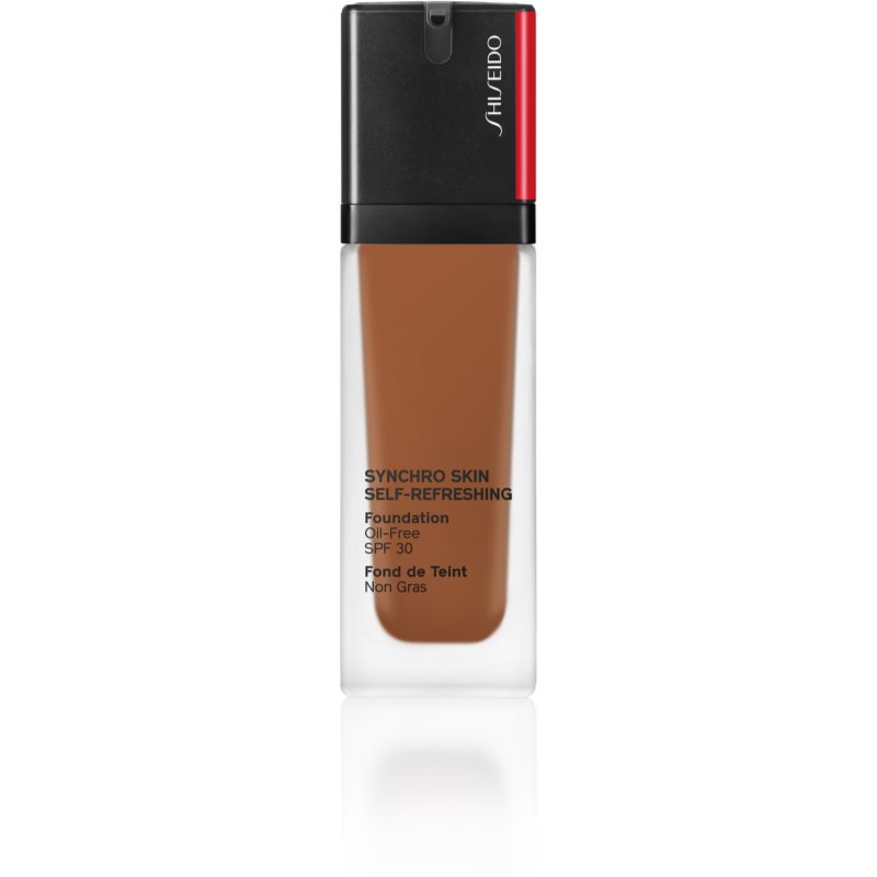 Shiseido Synchro Skin Self-Refreshing Foundation dlhotrvajúci make-up SPF 30 odtieň 530 Henna 30 ml.