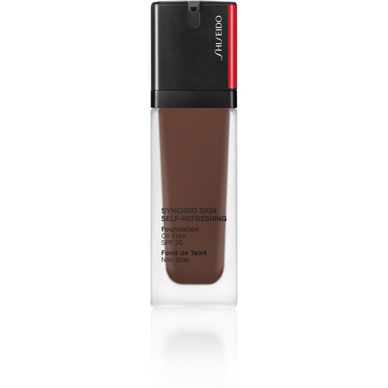 Shiseido Synchro Skin Self-Refreshing Foundation dlhotrvajúci make-up SPF 30 odtieň 560 Obsidian 30 ml