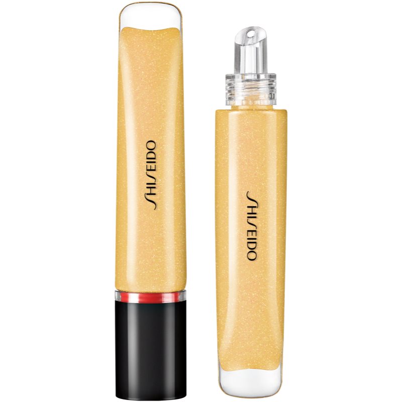 Shiseido Shimmer GelGloss блиск для губ з блискітками зі зволожуючим ефектом відтінок 01 Kogane Gold 9 мл