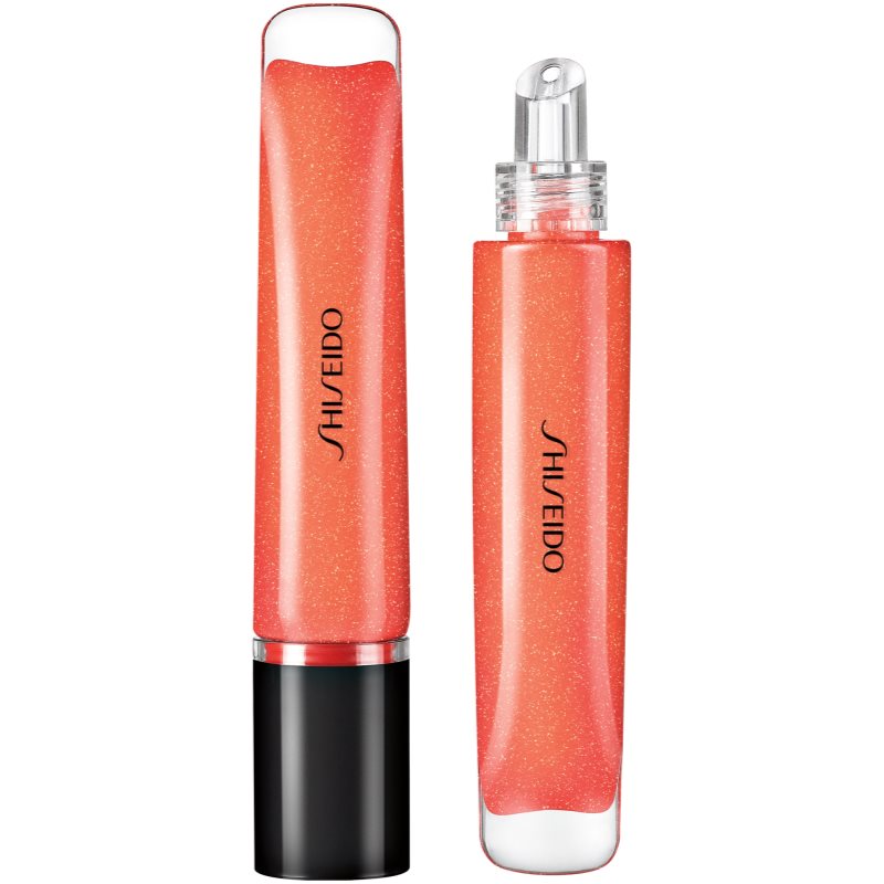 Shiseido Shimmer GelGloss блиск для губ з блискітками зі зволожуючим ефектом відтінок 06 Daidai Orange 9 мл