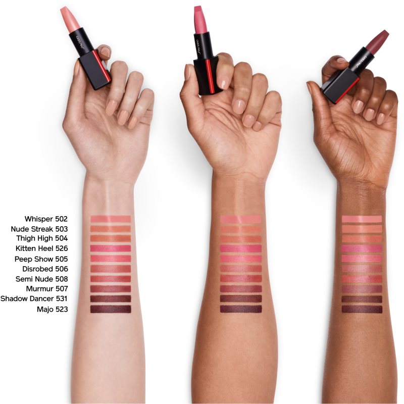 Shiseido ModernMatte Powder Lipstick matná pudrová rtěnka odstín 526 KittenHeel 4 g