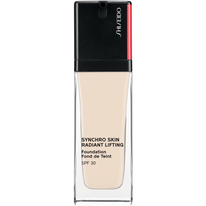 Shiseido Synchro Skin Radiant Lifting Foundation rozjasňujúci liftingový make-up SPF 30 odtieň 110 Alabaster 30 ml