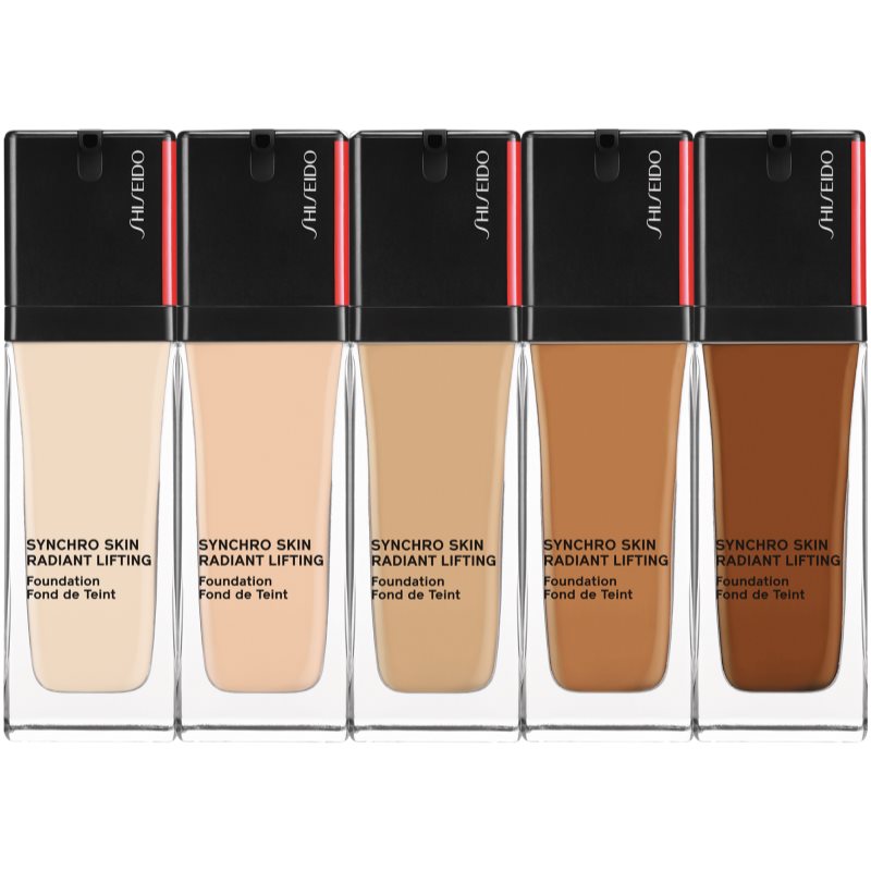 Shiseido Synchro Skin Radiant Lifting Foundation роз'яснюючий тональний крем з ліфтінговим ефектом SPF 30 відтінок 310 Silk 30 мл