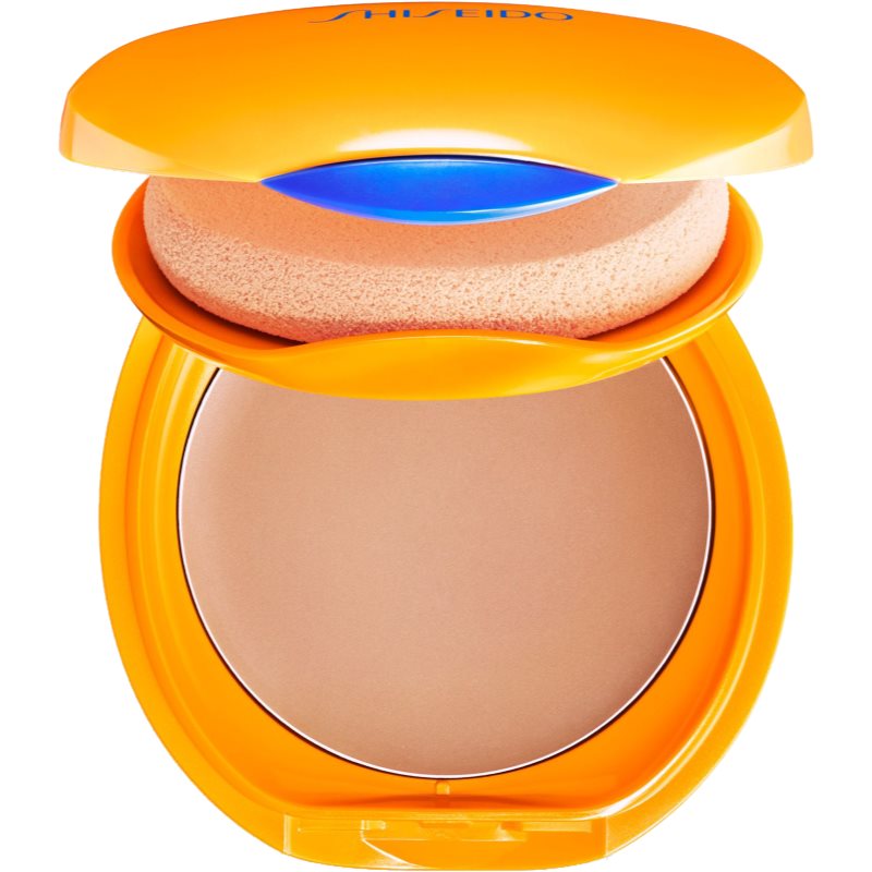 Shiseido Expert Sun Protector Tanning Compact Foundation SPF10 Tonad primer påfyllningsbar Skugga Honey 12 g female