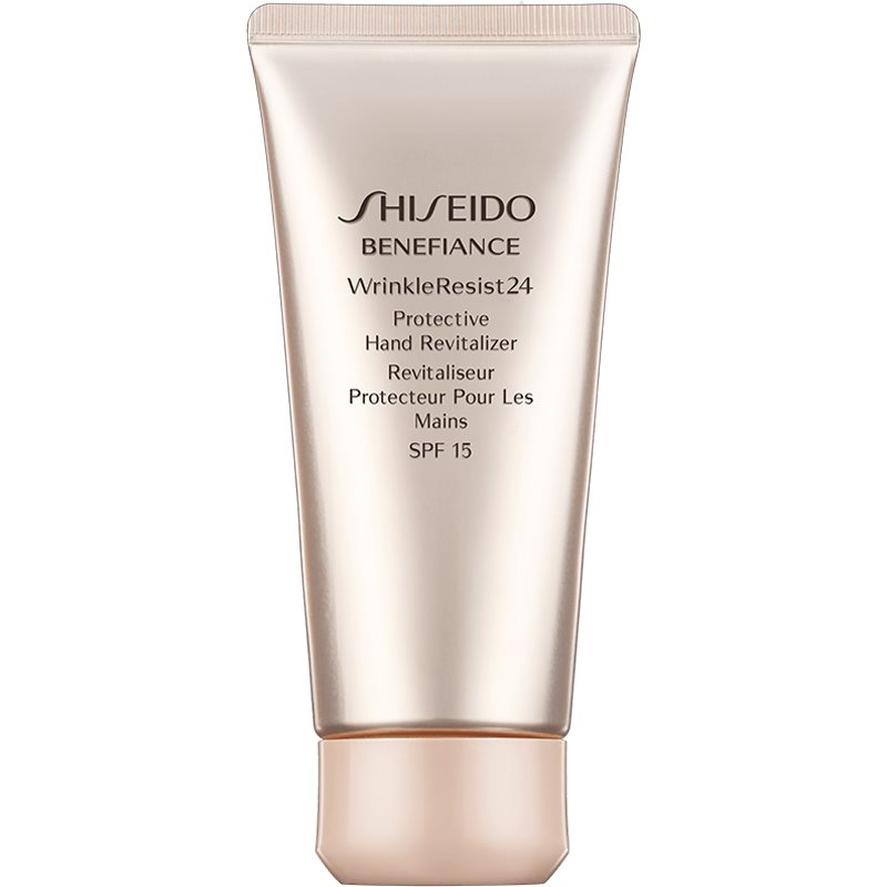 Shiseido Benefiance WrinkleResist24 Protective Hand Revitalizer regeneruojamasis apsauginis rankų kremas SPF 15 75 ml