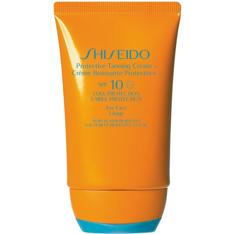 

Shiseido Sun Care Protective Tanning Cream крем для обличчя для засмаги SPF 10