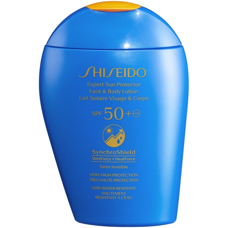 Shiseido Sun Care Expert Sun Protector Face & Body Lotion молочко для засмаги для шкіри обличчя та тіла SPF 50+ 150 мл