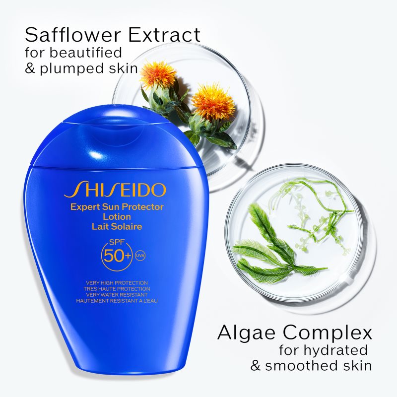 Shiseido Expert Sun Protector Lotion SPF 50+ молочко для засмаги для шкіри обличчя та тіла SPF 50+ 150 мл