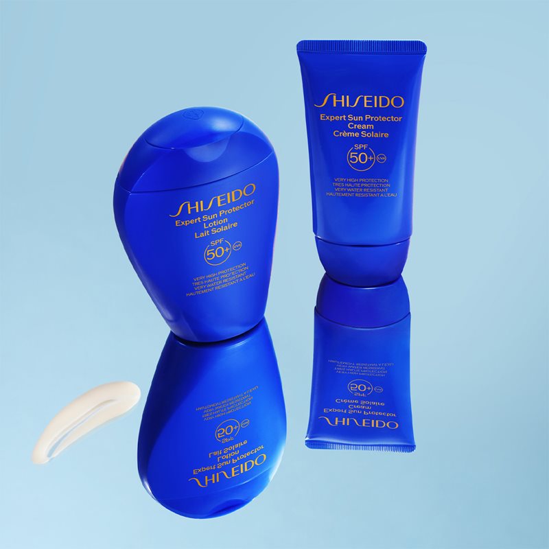 Shiseido Expert Sun Protector Lotion SPF 50+ молочко для засмаги для шкіри обличчя та тіла SPF 50+ 150 мл