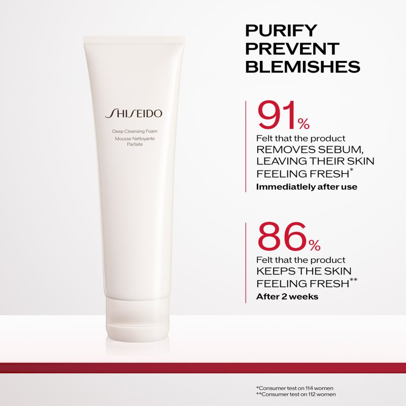 Shiseido Generic Skincare Deep Cleansing Foam Tiefenreinigungsschaum für fettige und problematische Haut 125 ml (Bild 4)