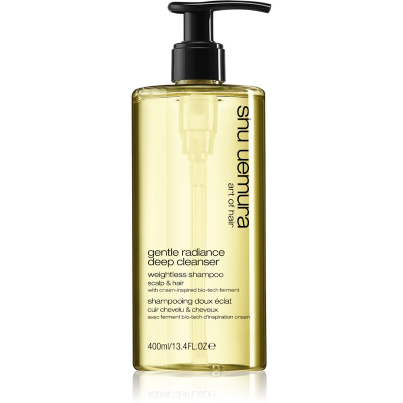 Shu Uemura Deep Cleanser Gentle Radiance švelniai valantis šampūnas plaukų sveikatai ir grožiui 400 ml