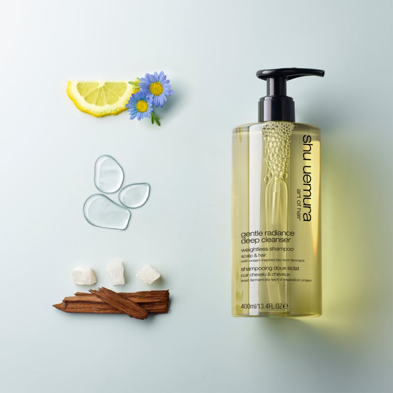Shu Uemura Deep Cleanser Gentle Radiance делікатний очищуючий шампунь для здорового та красивого волосся 400 мл