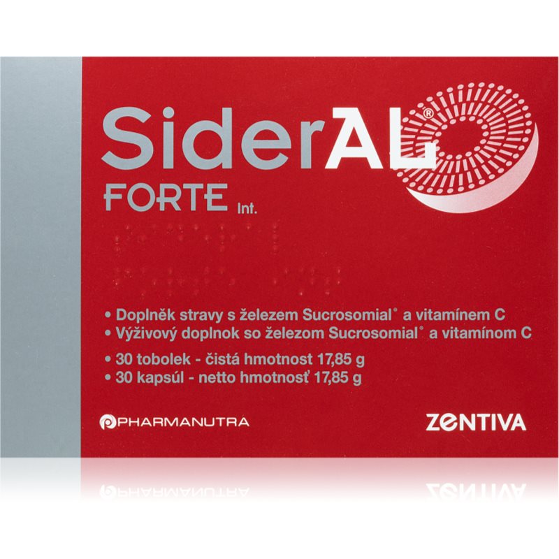 SiderAL Forte výživový doplnok na podporu krvotvorby 30 ks kúpite na Notino.sk