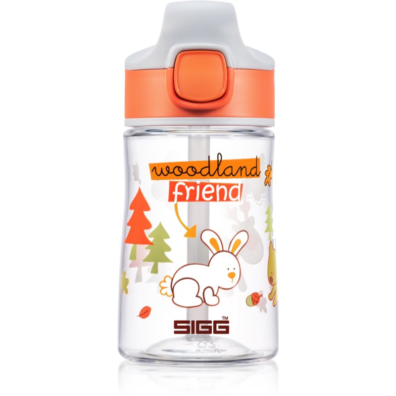 Sigg Miracle detská fľaša s rúrkou Woodland Friend 350 ml