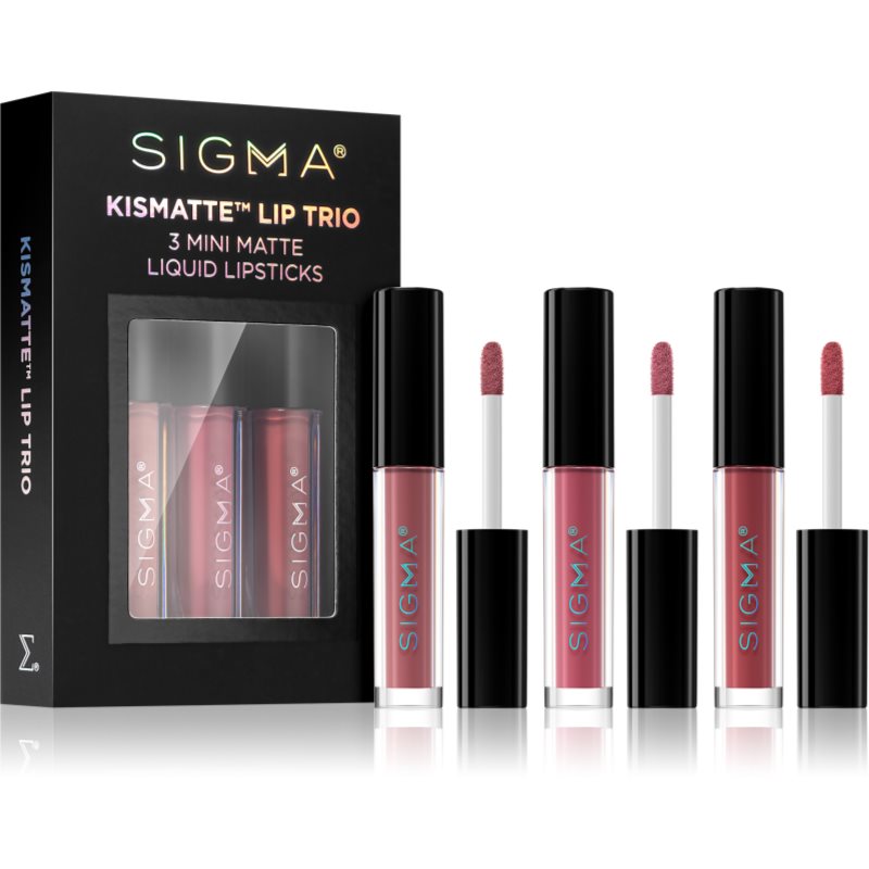 

Sigma Beauty Kismatte набір губних помад