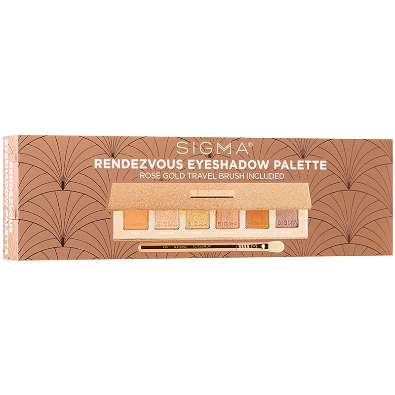 

Sigma Beauty Rendezvous Eyeshadow Palette палетка тіней для очей (зі щіточкою)